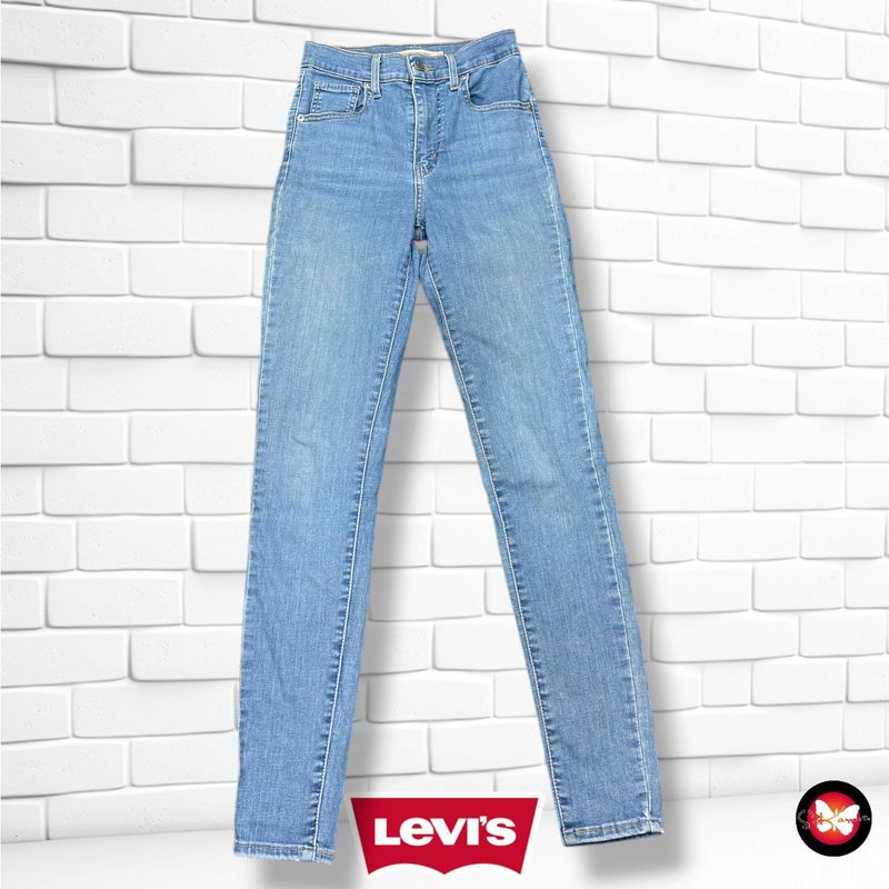 **HOY** Pantalón MILE HIGH SUPER SKINNY LEVI’S color Azul vaquero Talla XS (W25)