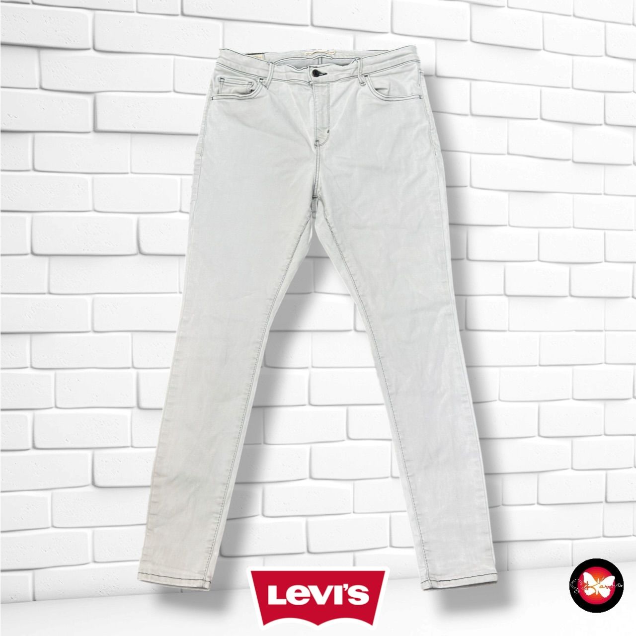 **HOY** Pantalón 720 HIGH RISE SUPER SKINNY LEVI’S color Gris vaquero Talla 48 (18W)