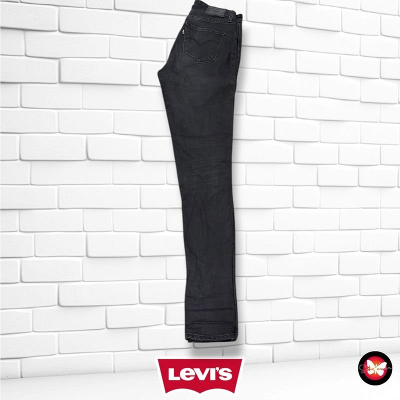 **HOY** Pantalón HIGH RISE SKINNY LEVI’S color Negro vaquero Talla XS (W25)