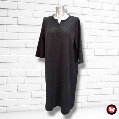 **HOY** Vestido de media manga color Negro Talla XL
