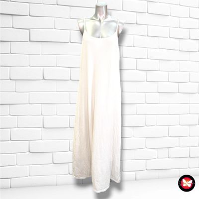 **HOY** Vestido largo tipo punto SHEIN CURVE color Blanco Talla 1XL