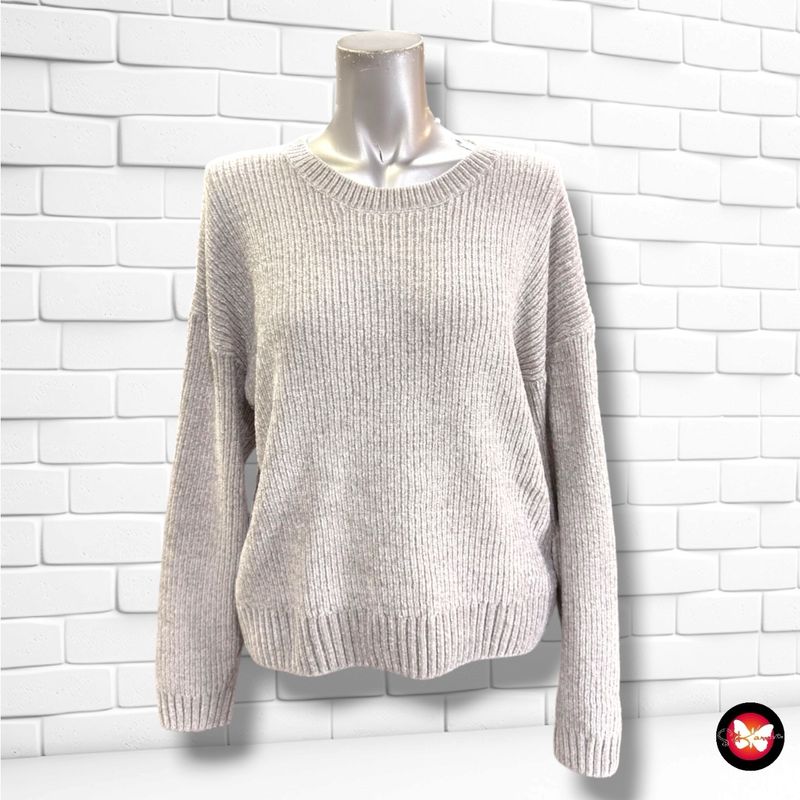 **HOY** Jersey de manga larga de lana de terciopelo FB SISTER color Gris Talla M