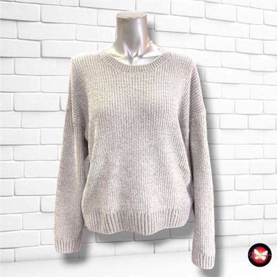 **HOY** Jersey de manga larga de lana de terciopelo FB SISTER color Gris Talla M