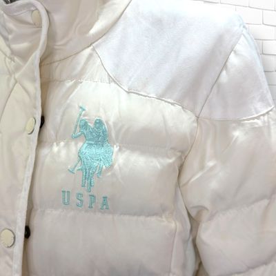 Chaqueta acolchada U.S. POLO ASSN. color Hueso Talla M
