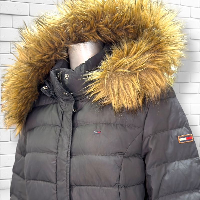 **HOY** Chaqueta acolchada con capucha TOMMY HILFIGER color Negro Talla S