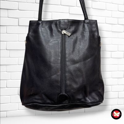 **HOY** Bolso de hombro de piel  color Negro Talla MEDIANO