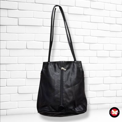 **HOY** Bolso de hombro de piel  color Negro Talla MEDIANO