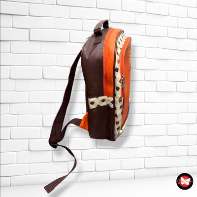 **HOY** Mochila infantil  color Marrón, naranja y crema Talla PEQUEÑO