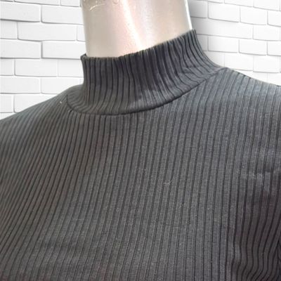 **HOY** Camiseta de manga larga canalé TALLY WEIJL color Gris oscuro Talla S