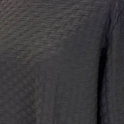 **HOY** Camiseta de media manga con relieve LAURA TORELLI color Negro Talla M