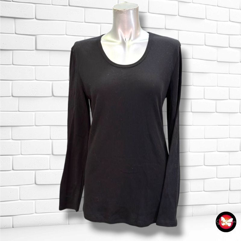 **HOY** Camiseta de manga larga afelpada C&amp;A color Negro Talla L