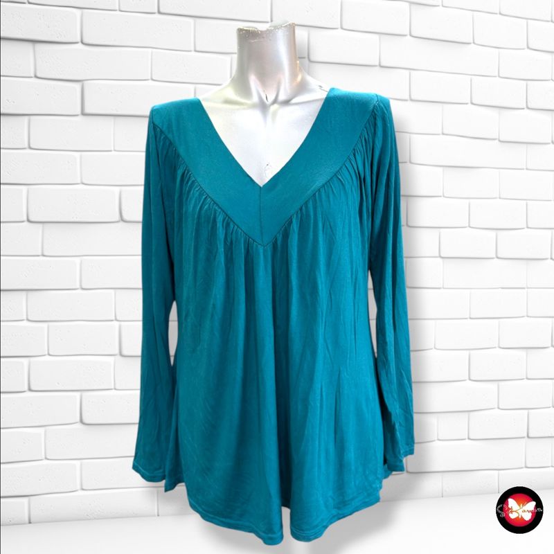 **HOY** Camiseta de manga larga  color Turquesa Talla XL/XXL