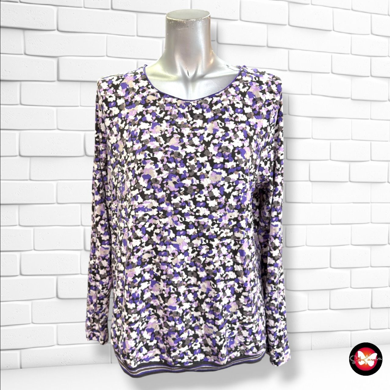 **HOY** Camiseta de manga larga de florecitas RABE color Varios Talla 42