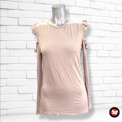 **HOY** Camiseta de manga larga con hombros descubiertos AMISU color Nude Talla M