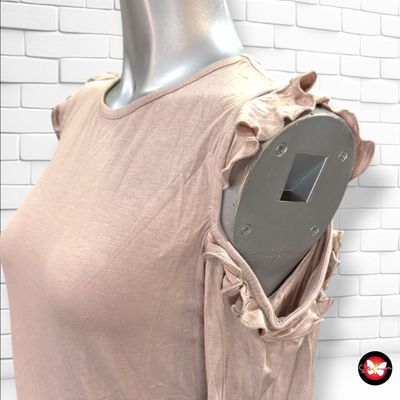 **HOY** Camiseta de manga larga con hombros descubiertos AMISU color Nude Talla M