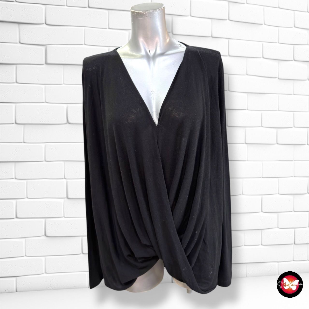 **HOY** Jersey cruzado VERO MODA color Negro Talla S (grande)