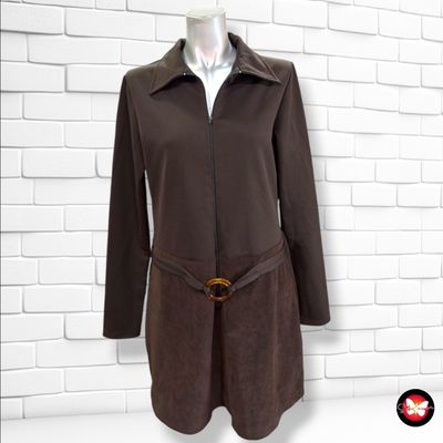 **HOY** Vestido de manga larga ONLY color Chocolate Talla M