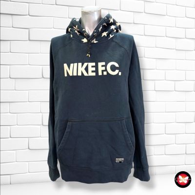 **HOY** Sudadera con estrellitas NIKE color Azul marino y crema Talla M (grande)
