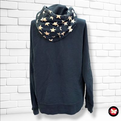 **HOY** Sudadera con estrellitas NIKE color Azul marino y crema Talla M (grande)