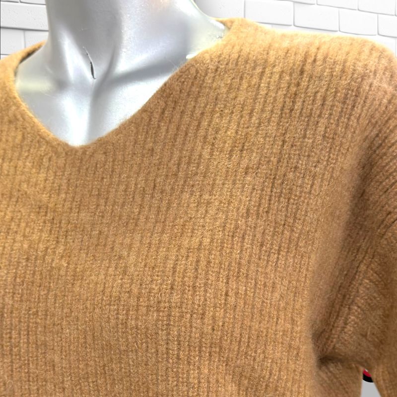 **HOY** Jersey de manga larga peludito ADAGIO color Camel Talla XS