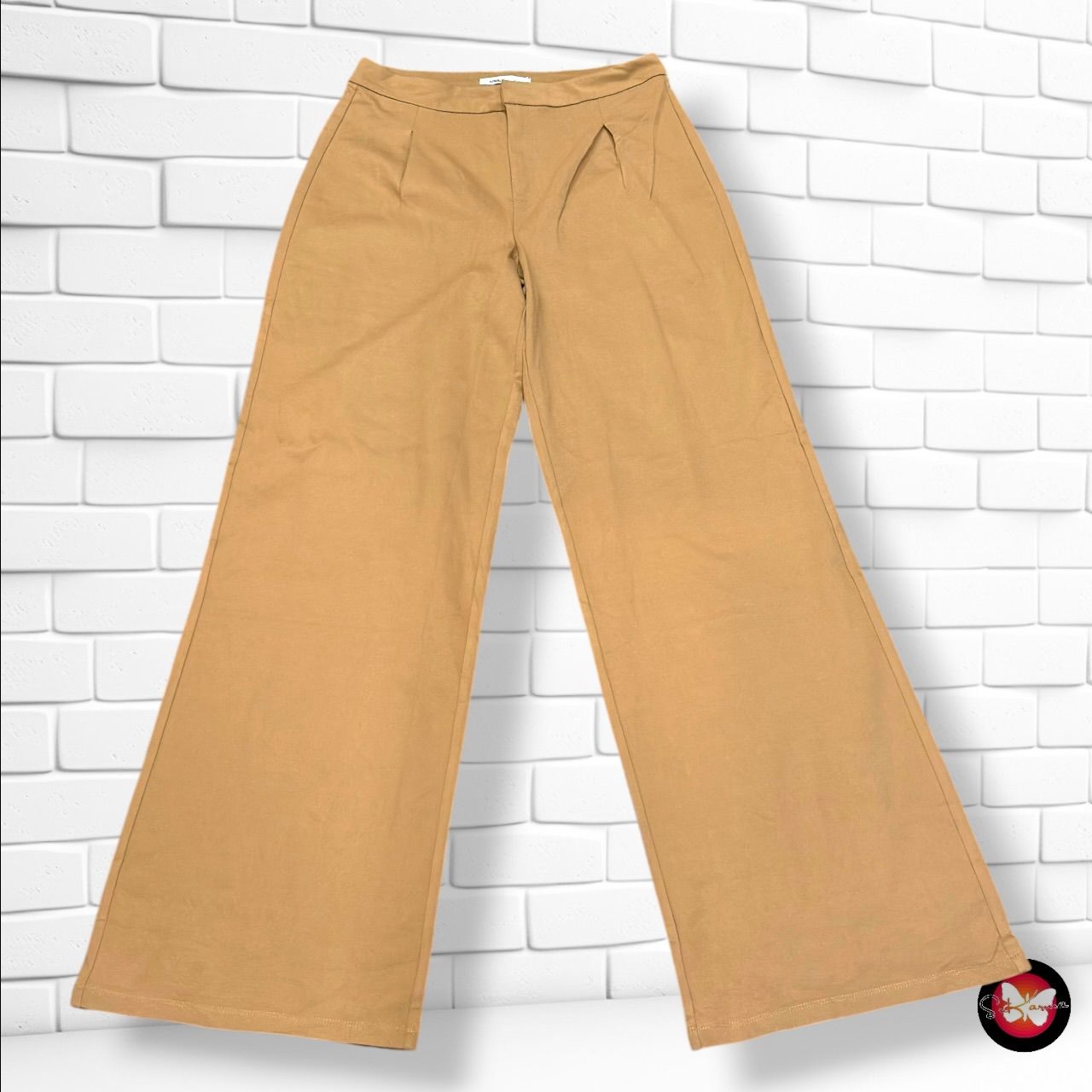 **HOY** Pantalón de vestir SINSAY color Camel Talla L