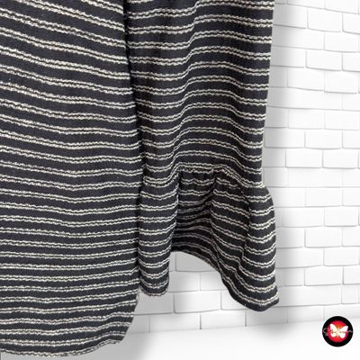 **HOY** Blusa con manga campana BEXLEYS color Negro y beige Talla S