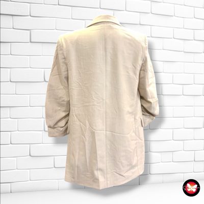 **HOY** Blazer con mangas arrugadas H&amp;M color Crema Talla XS