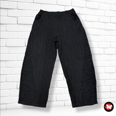**HOY** Pantalón elástico con relieve ELSEWHERE color Negro Talla XL