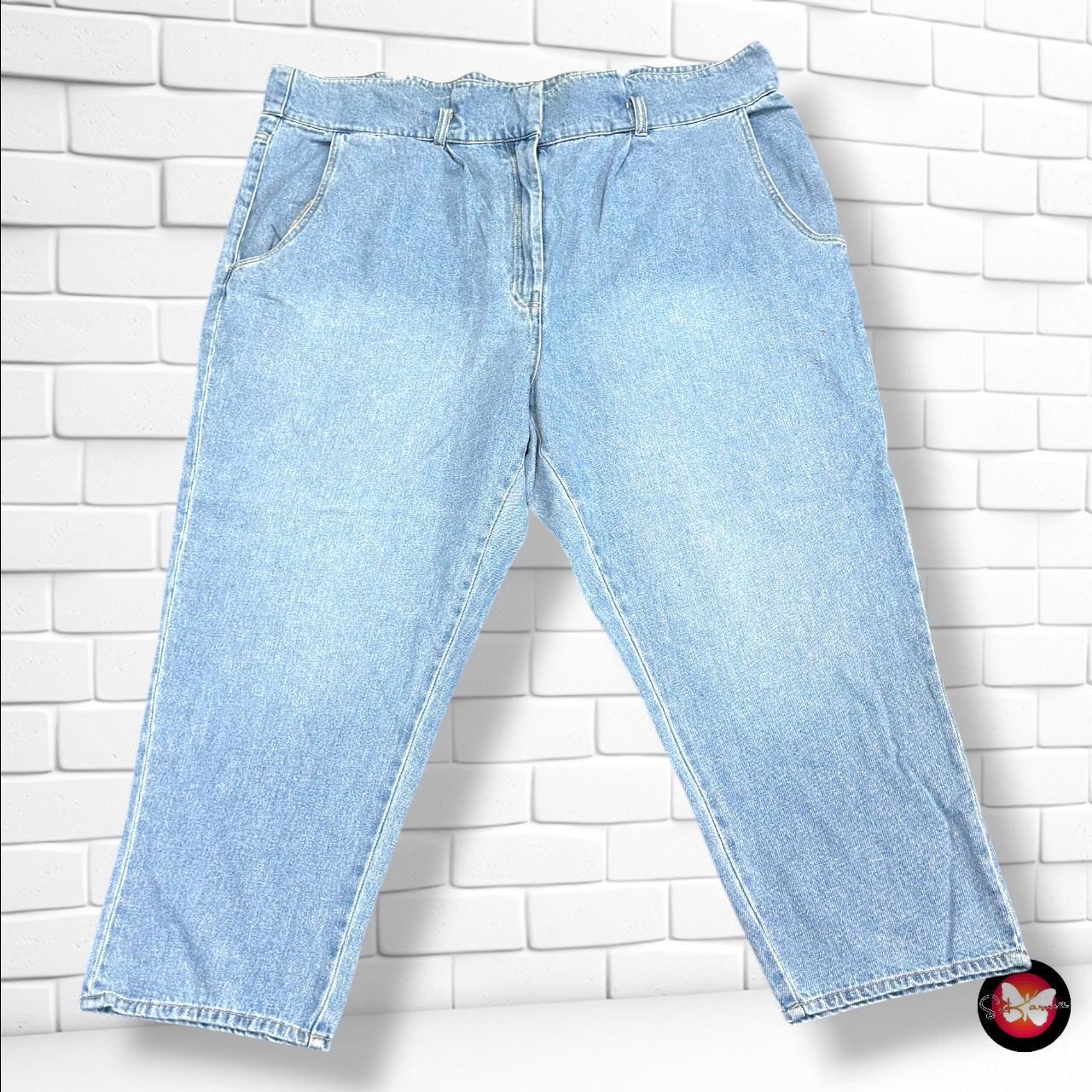 **HOY** Pantalón H&amp;M color Azul vaquero Talla XXL (grande)