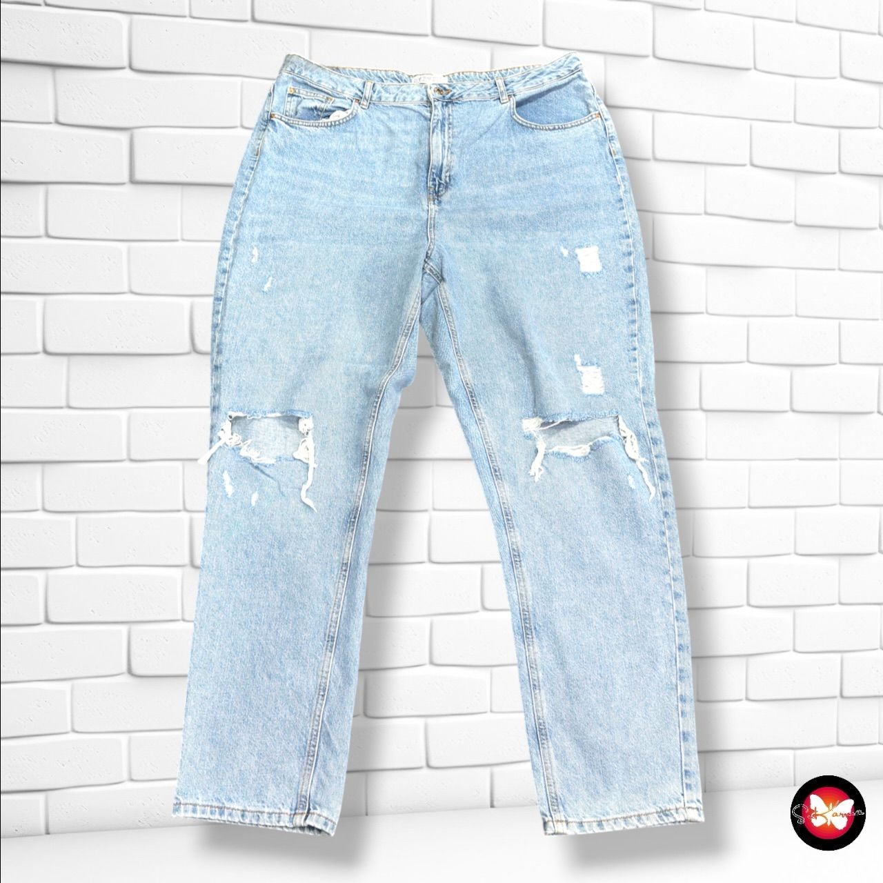 **HOY** Pantalón DENIM&amp;CO. color Azul vaquero Talla 48