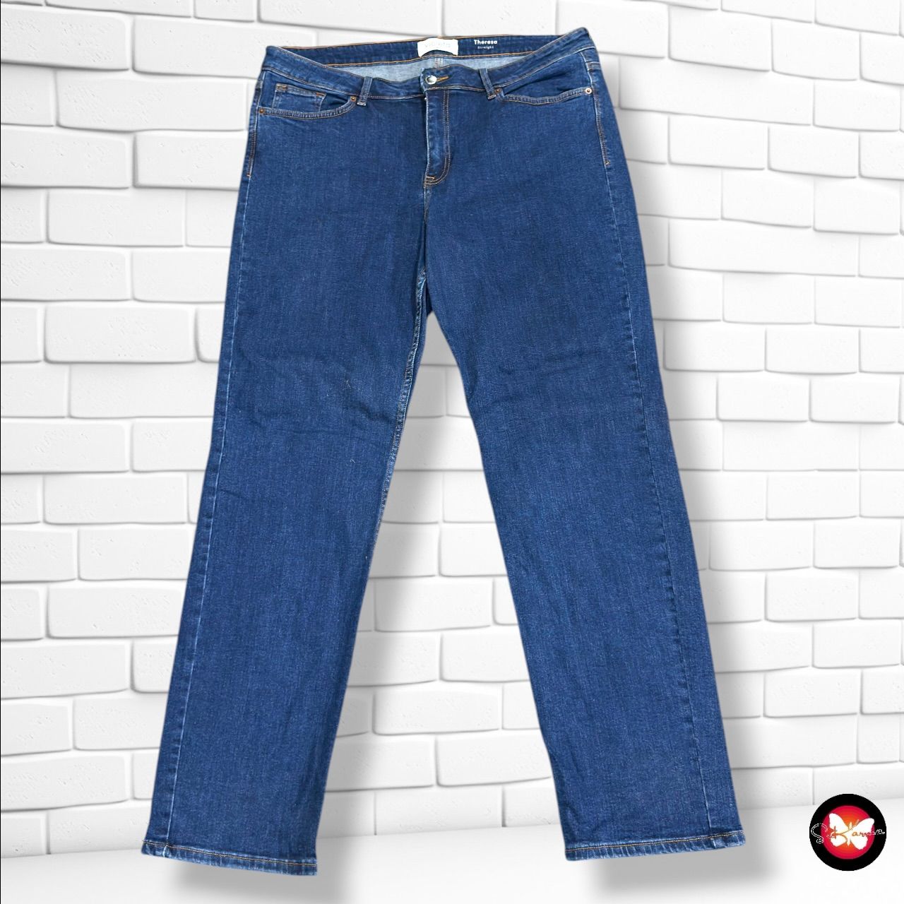 **HOY** Pantalón VIOLETA color Azul vaquero oscuro Talla 50