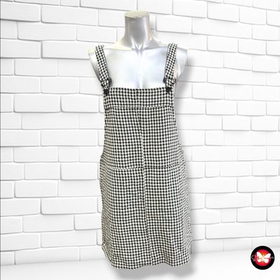**HOY** Peto estampado pata de gallo MANGO color Negro y blanco Talla S