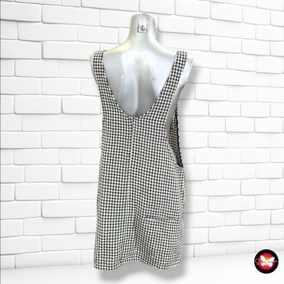 **HOY** Peto estampado pata de gallo MANGO color Negro y blanco Talla S