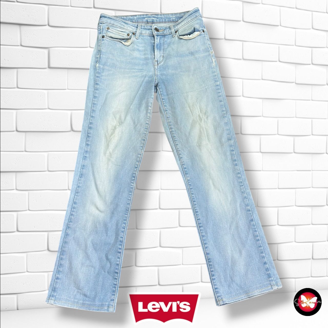 **HOY** Pantalón DEMI CURVE LEVI’S color Azul vaquero Talla S/M (W27)