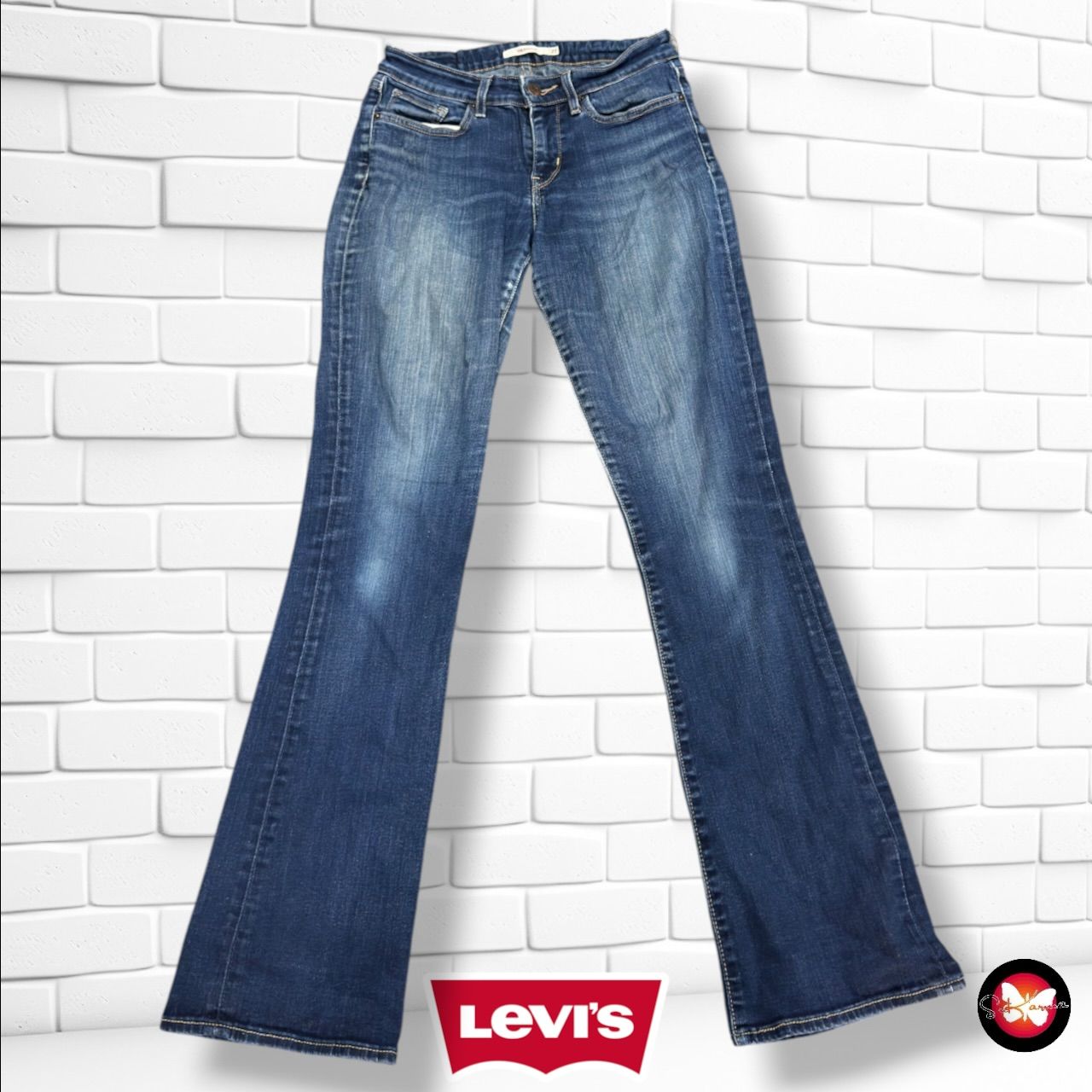 **HOY** Pantalón 715 BOOTCUT LEVI’S color Azul vaquero oscuro Talla S/M (W27)