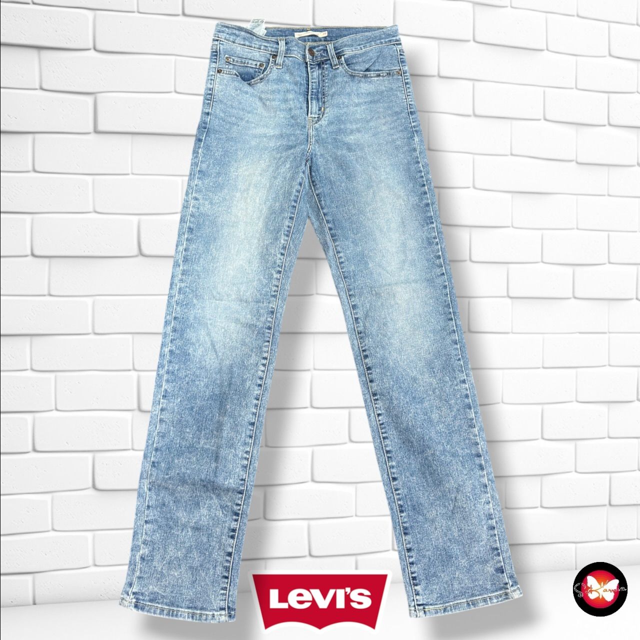 **HOY** Pantalón 724 HIGH RISE STRAIGHT LEVI’S color Azul vaquero Talla M (W28)