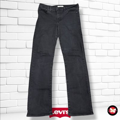 **HOY** Pantalón 314 SHAPING STRAIGHT LEVI’S color Negro vaquero Talla L (W31)
