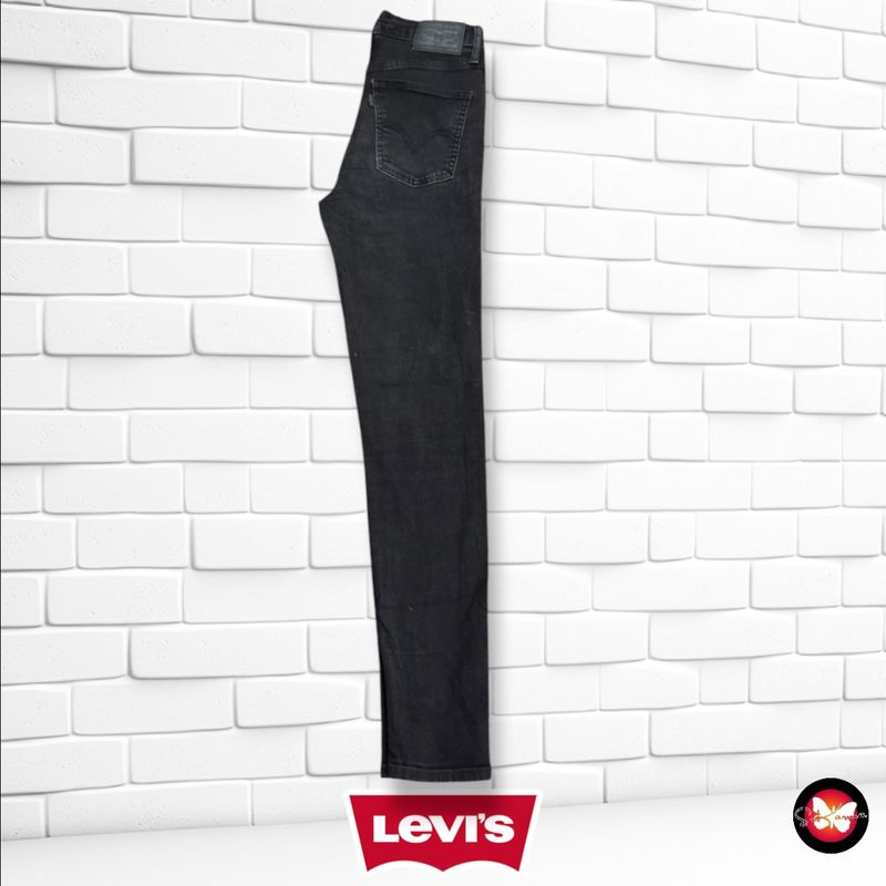 **HOY** Pantalón MILE HIGH SUPER SKINNY LEVI’S color Negro vaquero Talla S (W26)