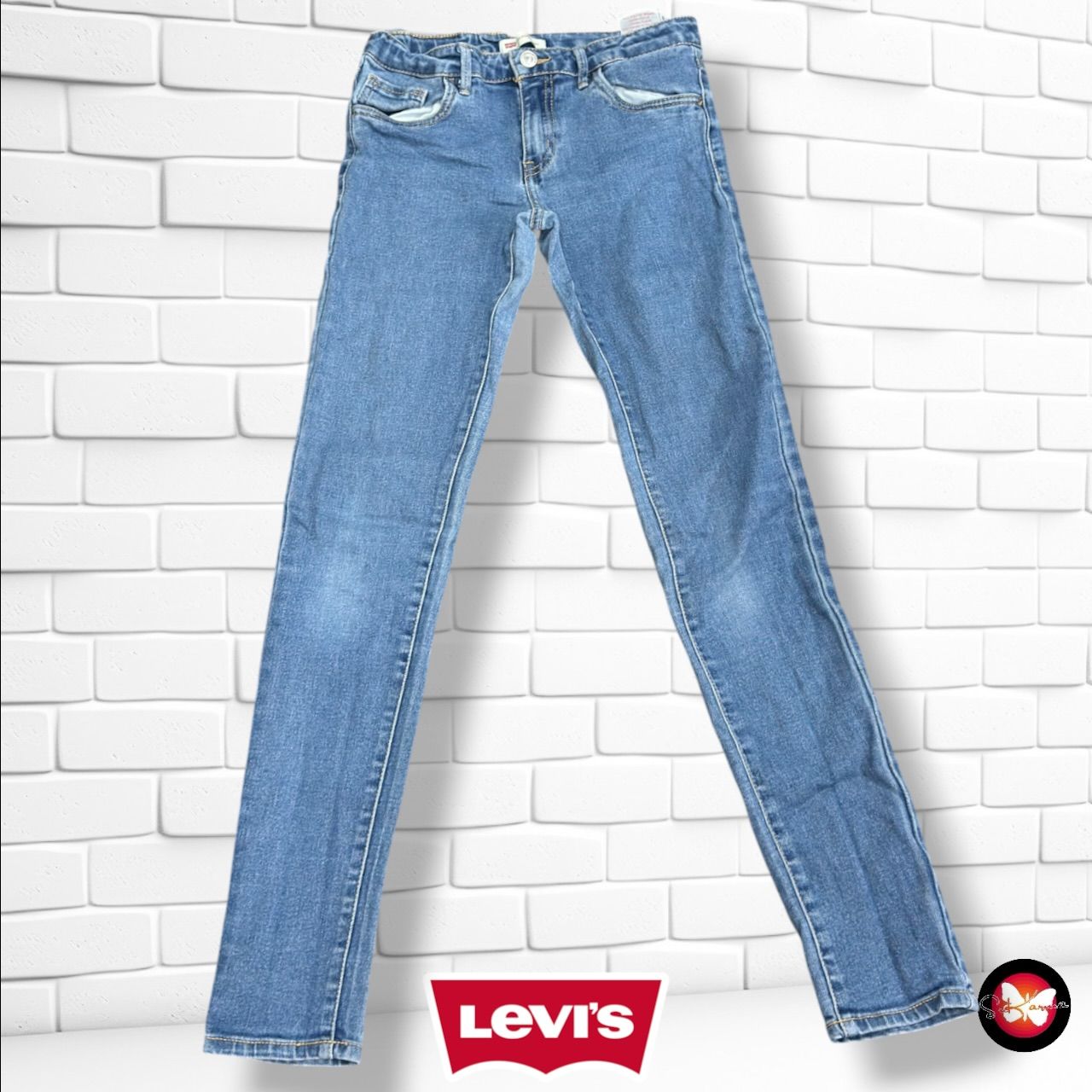 **HOY** Pantalón 710 SUPER SKINNY LEVI’S color Azul vaquero Talla 14 AÑOS