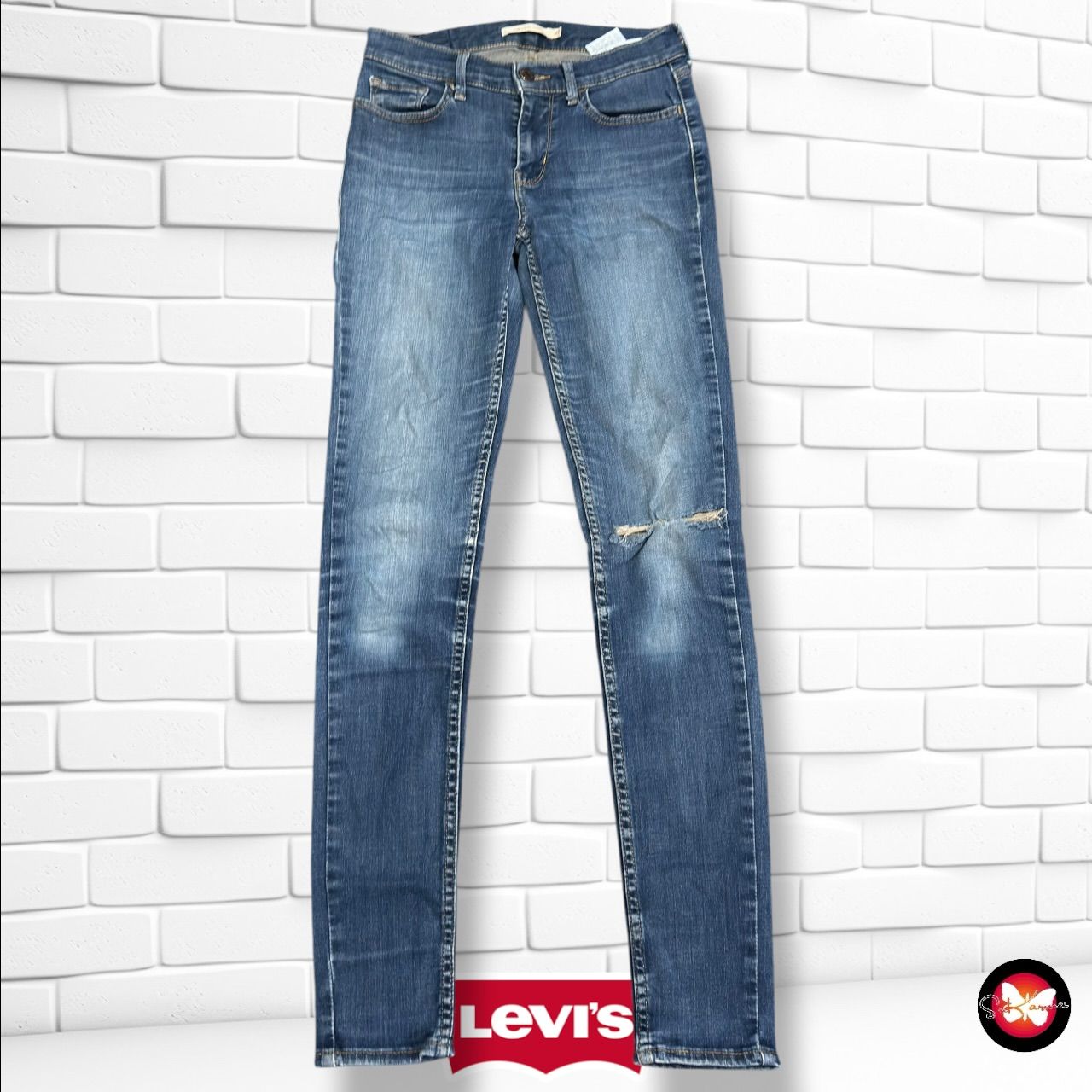 **HOY** Pantalón 710 SUPER SKINNY LEVI’S color Azul vaquero Talla S/M (W27)