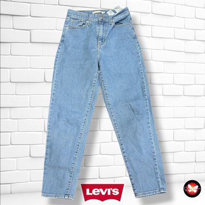 **HOY** Pantalón HIGH WAISTED MOM JEAN LEVI’S color Azul vaquero Talla S (W26)