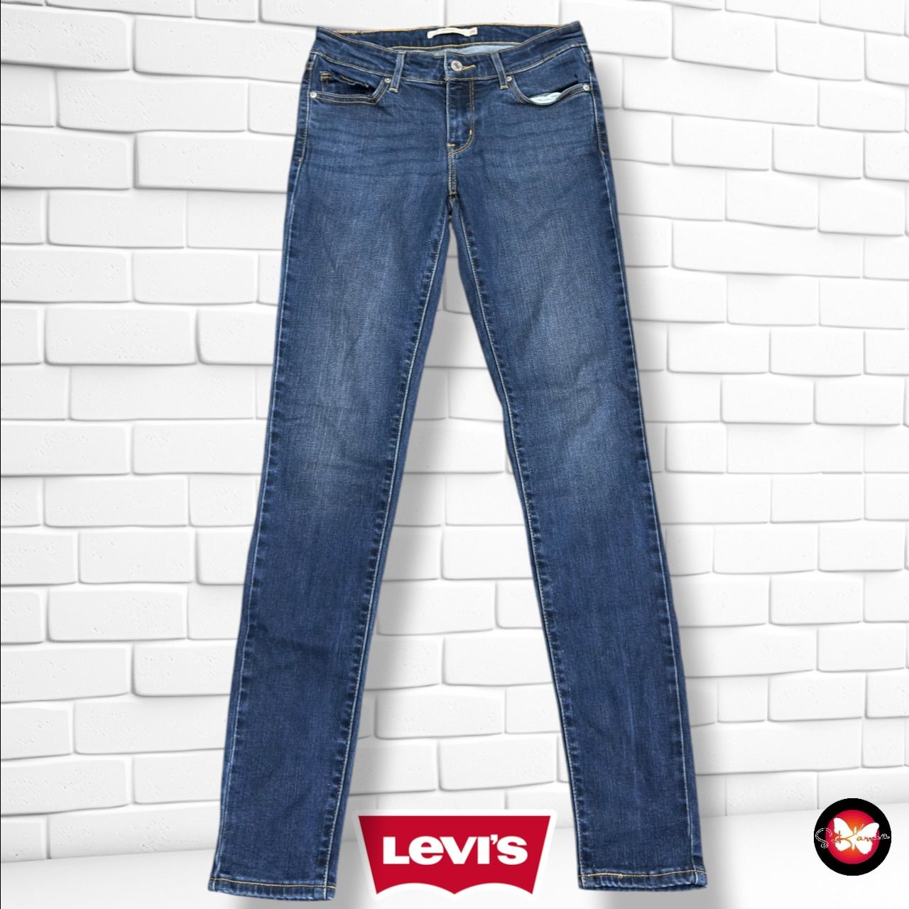 **HOY** Pantalón 711 SKINNY LEVI’S color Azul vaquero oscuro Talla S (W26)