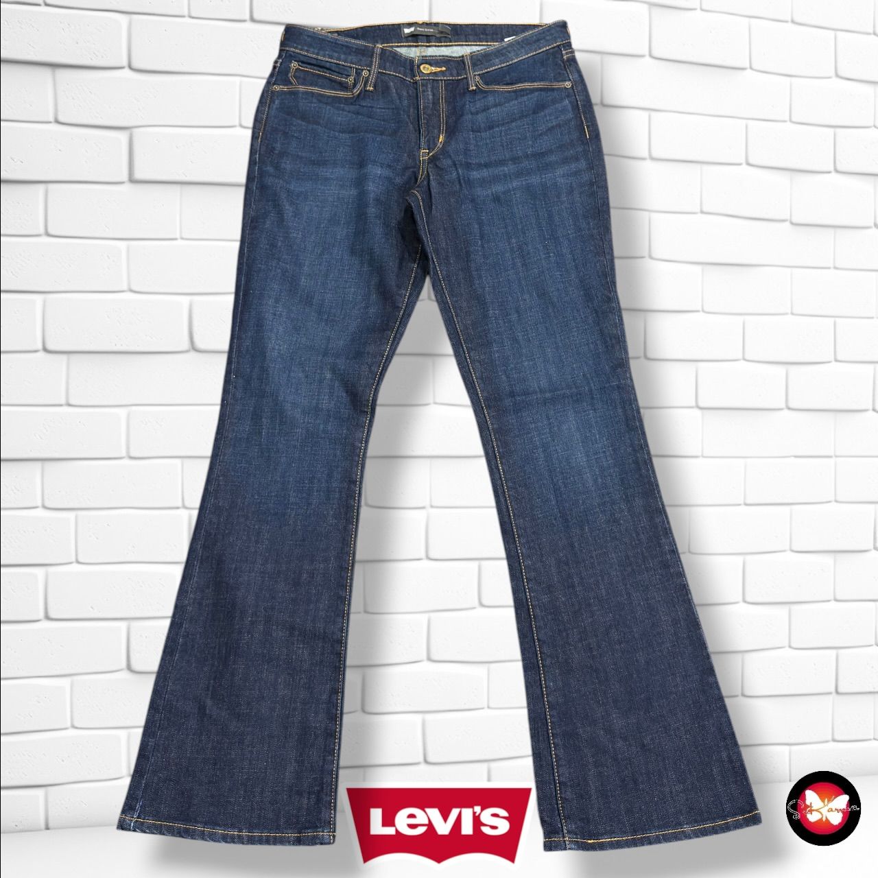 **HOY** Pantalón DEMI CURVE LEVI’S color Azul vaquero oscuro Talla L (W30)