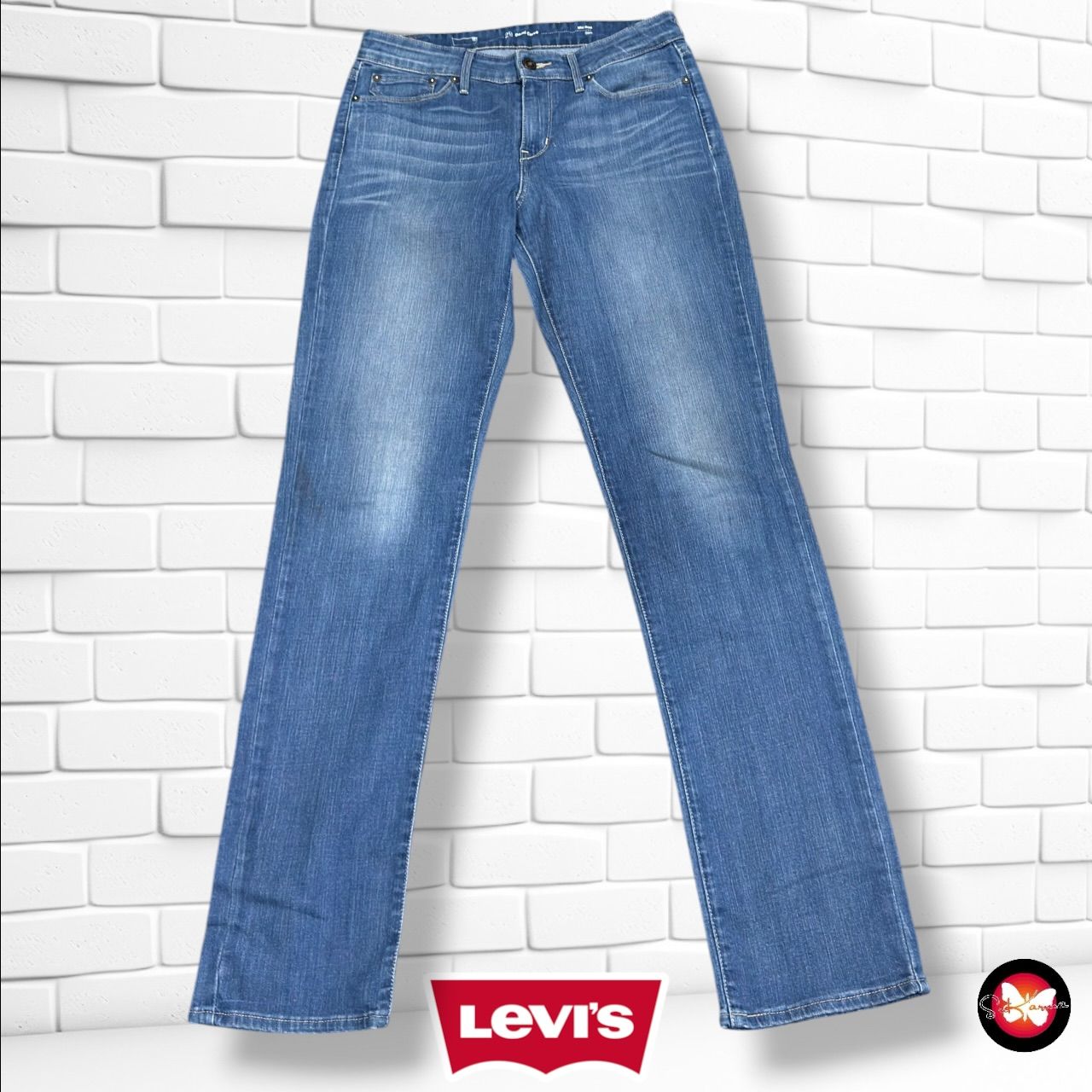 **HOY** Pantalón DEMI CURVE LEVI’S color Azul vaquero Talla M/L (W29)