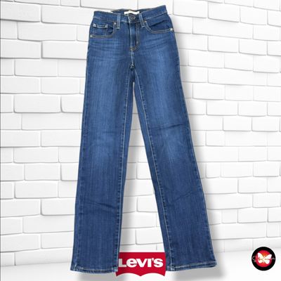Pantalón 724 HIGH RISE STRAIGHT LEVI’S color Azul vaquero oscuro Talla XS (W25)