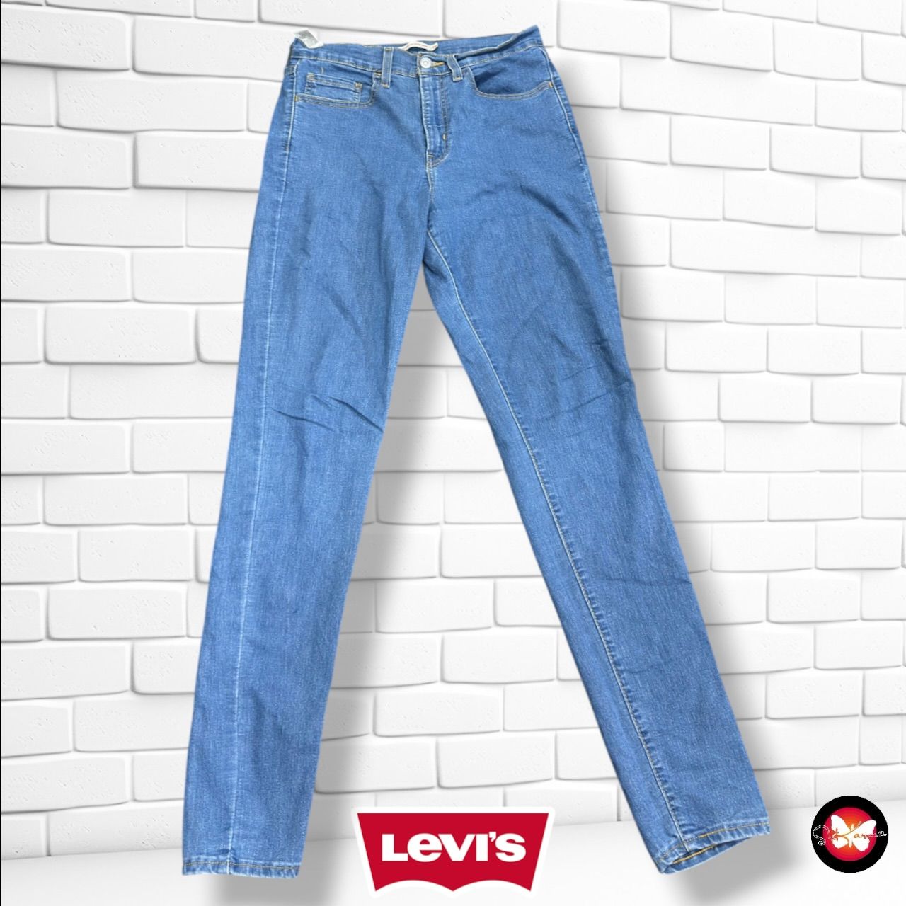 Pantalón 720 HIGH RISE SUPER SKINNY LEVI’S color Azul vaquero Talla M/L (W29)