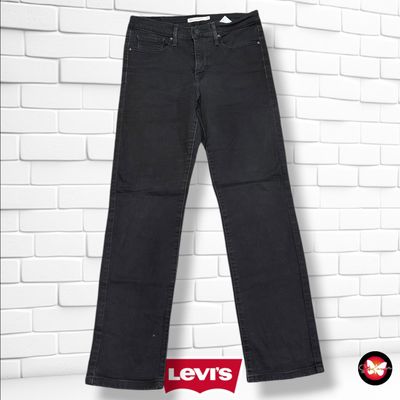 **HOY** Pantalón 314 SHAPING STRAIGHT LEVI’S color Negro vaquero Talla L (W30)