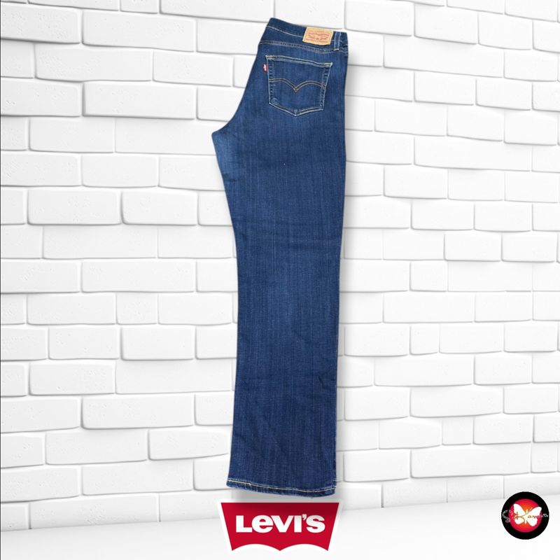 **HOY** Pantalón 724 HIGH RISE STRAIGHT LEVI’S color Azul vaquero oscuro Talla L (W31)