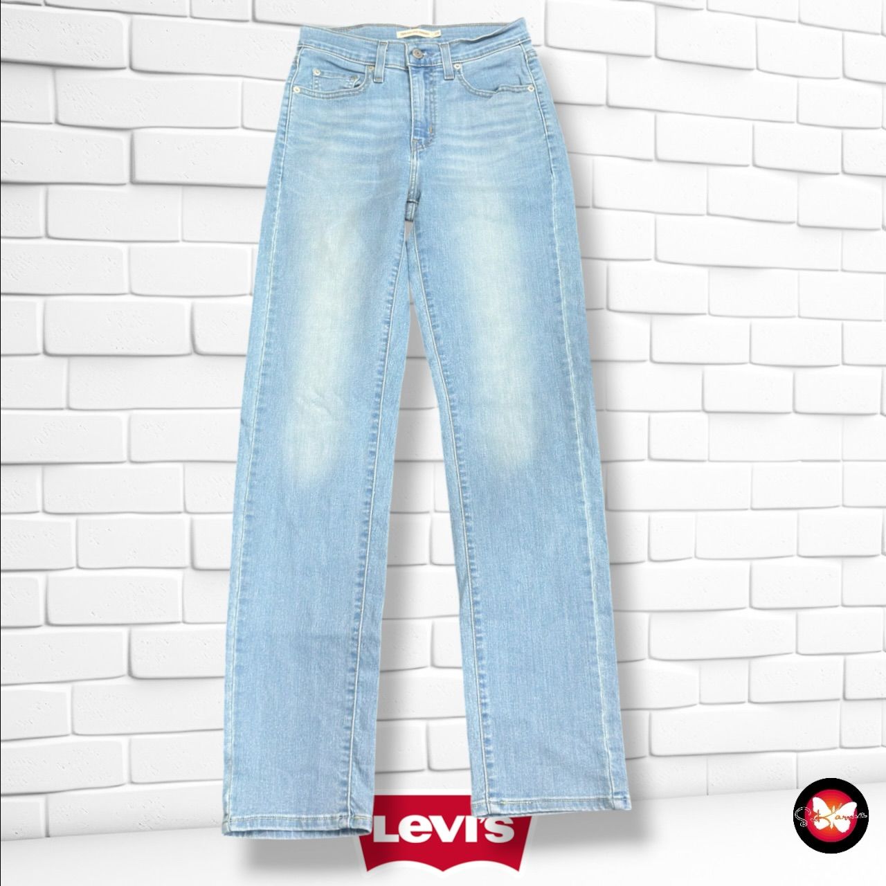 **HOY** Pantalón 724 HIGH RISE STRAIGHT LEVI’S color Azul vaquero Talla S (W26)