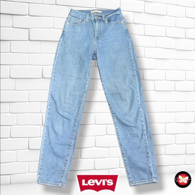 **HOY** Pantalón HIGH WAISTED MOM JEAN LEVI’S color Azul vaquero Talla XS (W25)